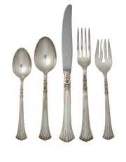 Oneida Oneida Floral Queen Silverplate 5-Piece Place Setting