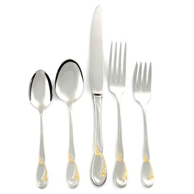 Oneida Oneida Golden Calla Lily 5 Piece Place Setting