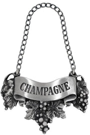 Pewter Seagull Pewter Liquor Label Champagne