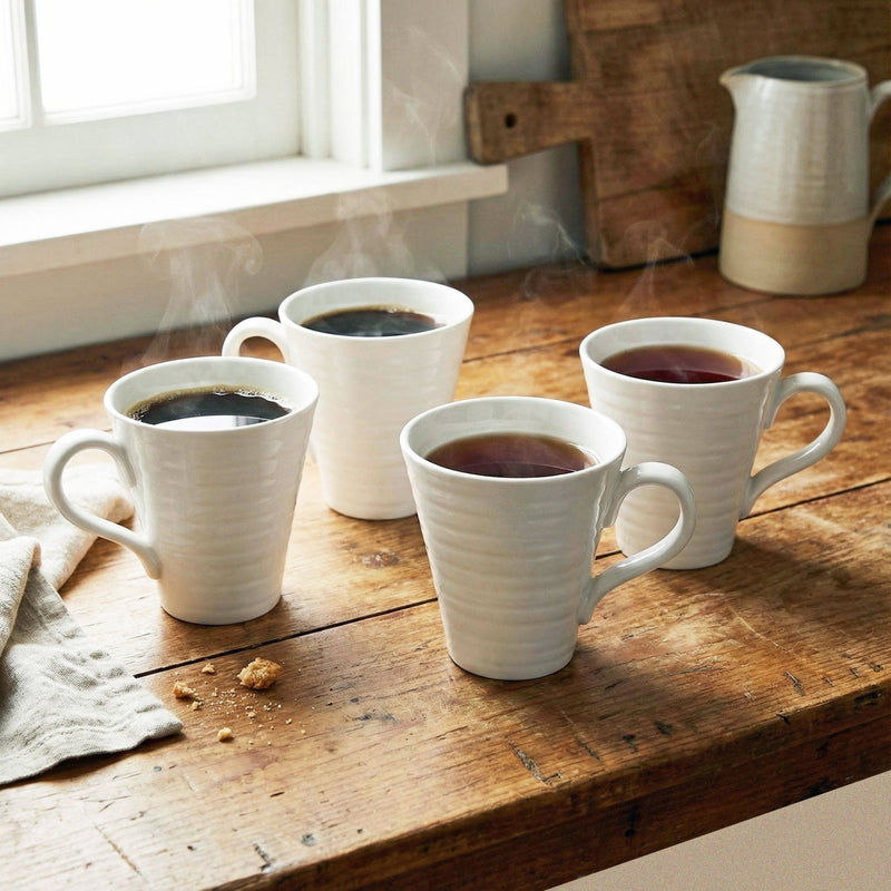 Portmeirion Portmeirion Sophie Conran White Mug - Set of 4