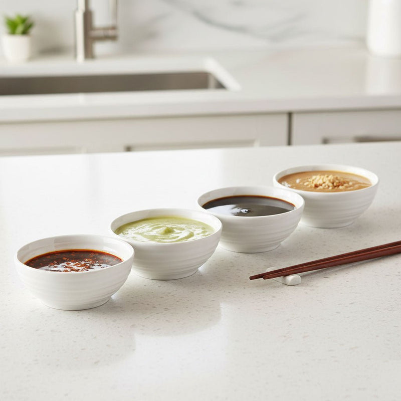 Portmeirion Sophie Conran White 3.25" Low Bowl - Set of 4