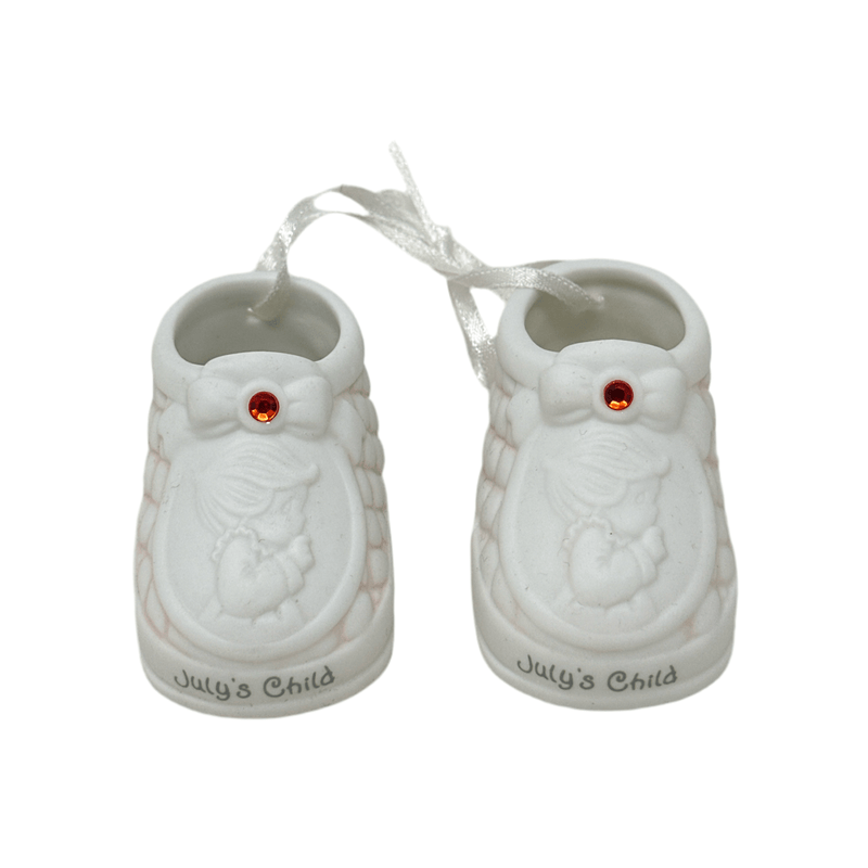 Precious Moments Precious Moments Birthstone Baby Shoe Ornament ( July's Child )