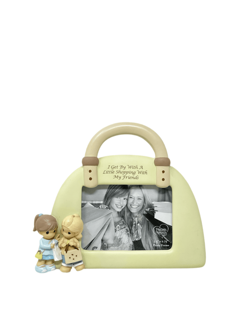 Precious Moments Precious Moments I Get By With A Little Shopping With My Friends Frame