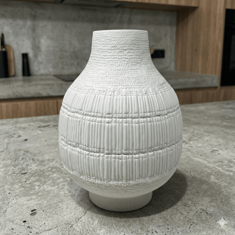 Rosenthal Rosenthal Studio - Line Structura Ribs White Vase