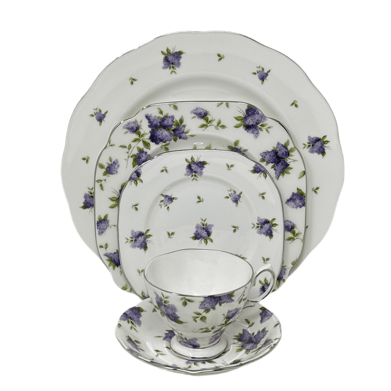 Royal Albert Royal Albert Lilac Lane Platinum - 5 Piece Place Setting