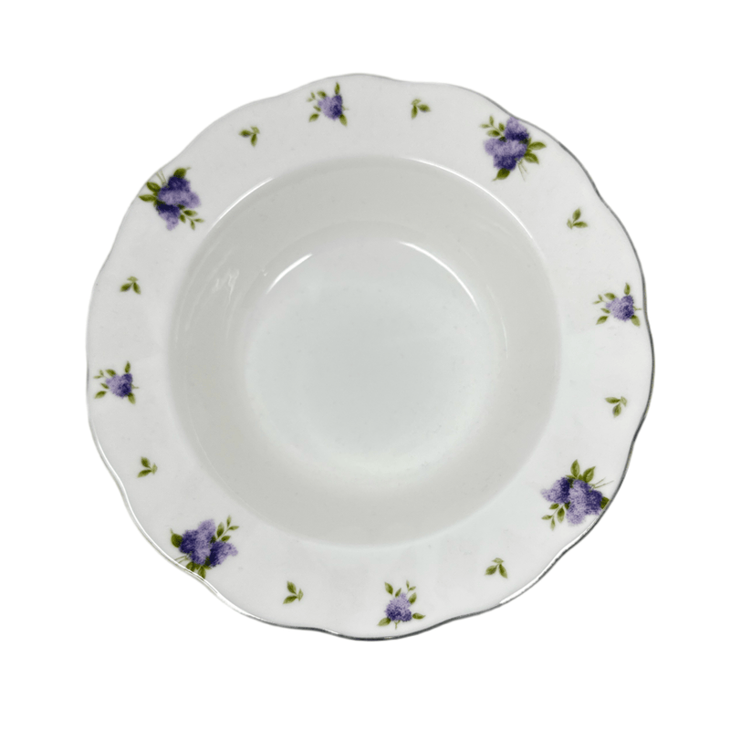 Royal Albert Royal Albert Lilac Lane Platinum Rim Soup