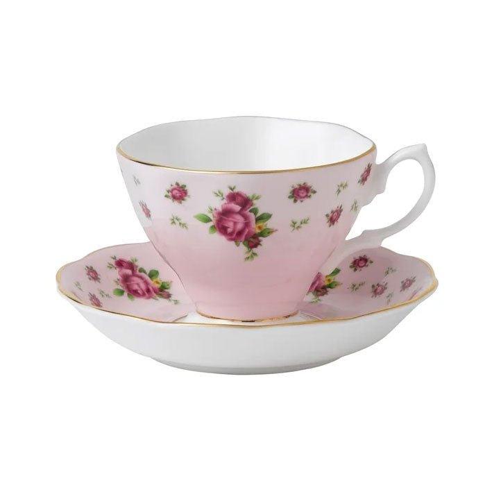 Royal Albert Royal Albert New Country Roses Pink Cup & Saucer Set