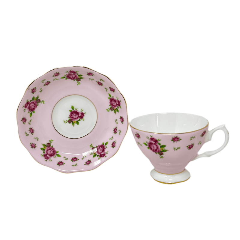 New Country Roses Royal Albert New Country Roses Pink Cup & Saucer Set - Kitchen Smart