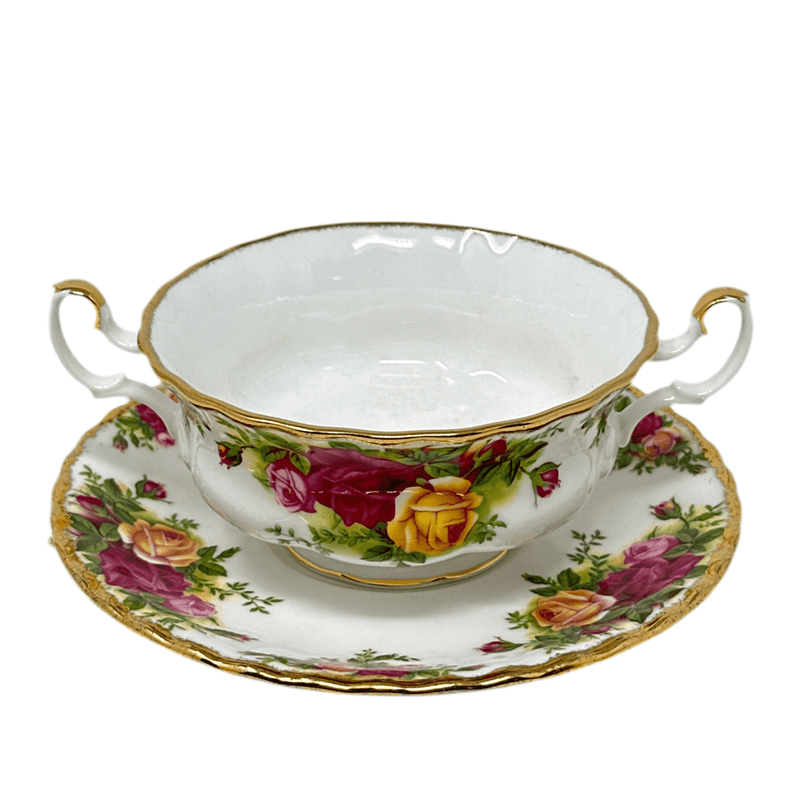 Royal Albert Royal Albert Old Country Roses Cream Soup Cup & Saucer