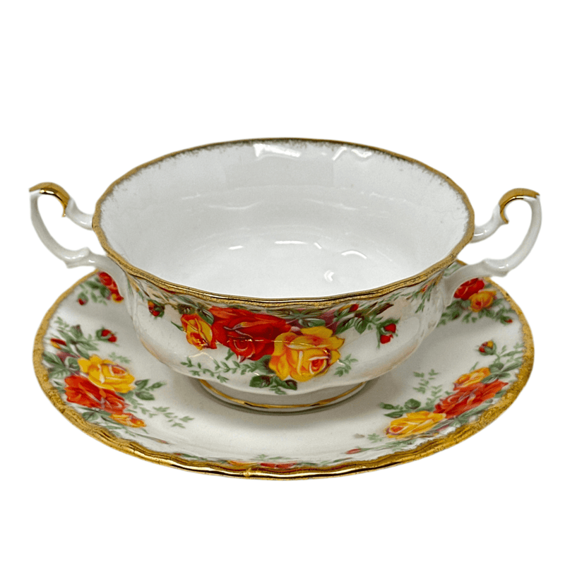 Royal Albert Royal Albert Pacific Rose Cream Soup Cup & Saucer