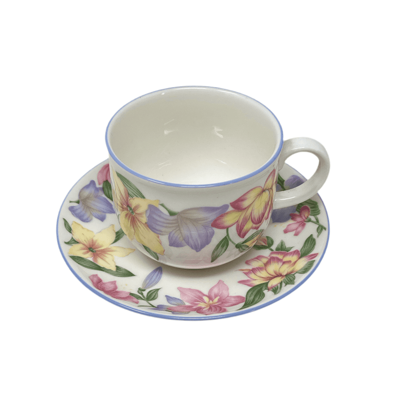 Royal Doulton Blooms Teacup & Saucer Set by Royal Doulton