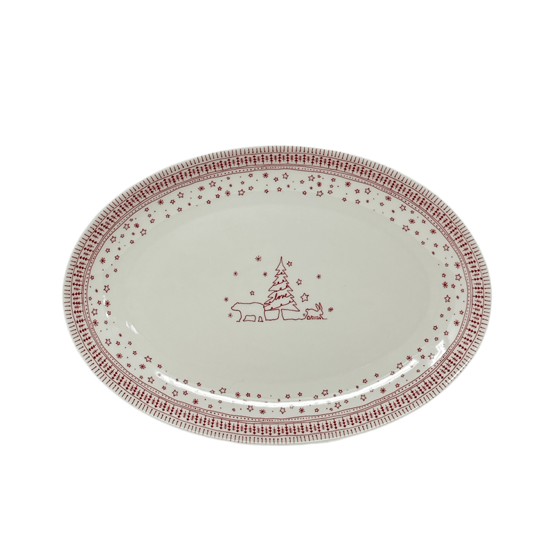 Royal Doulton Royal Doulton Ellen DeGeneres Holiday Oval Platter