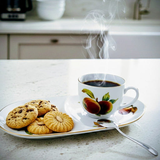 Royal Worcester Royal Worcester Evesham Gold Breakfast Cup & Snack Plate Set
