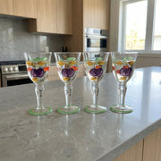 Royal Worcester Royal Worcester Evesham Gold Hand Painted Wine Glass