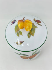 Royal Worcester Royal Worcester Evesham Vale Large Canister & Lid