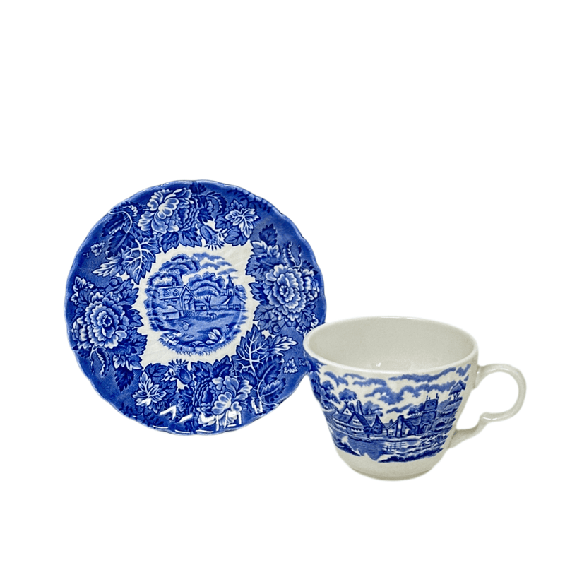 Sadler James Sadler The Afternoon Tea Collection Blue Cup & Saucer Set