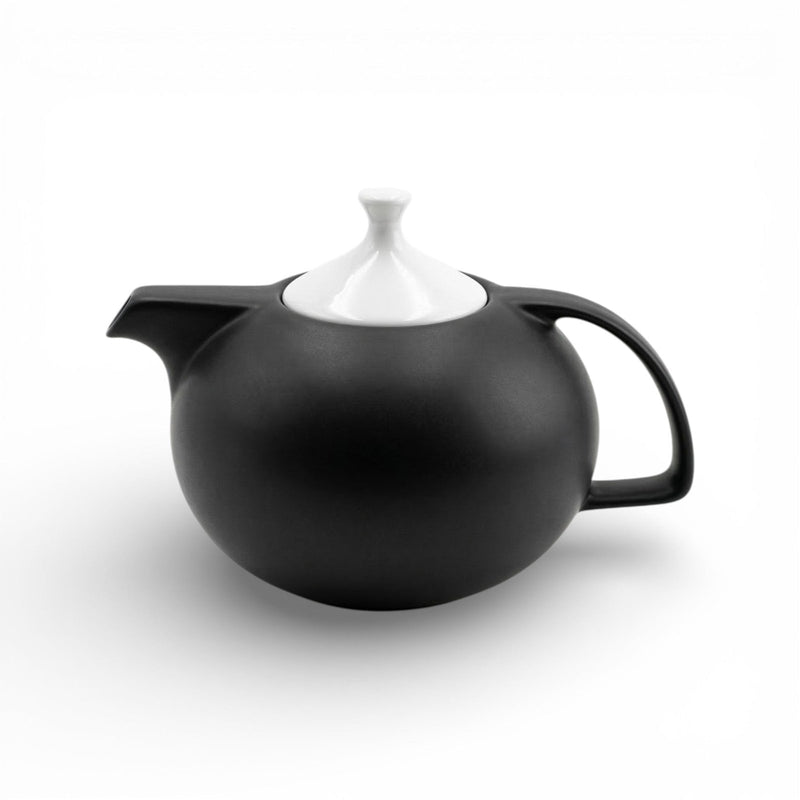 Scherzer Scherzer Bavaria Modernist Black & White Teapot