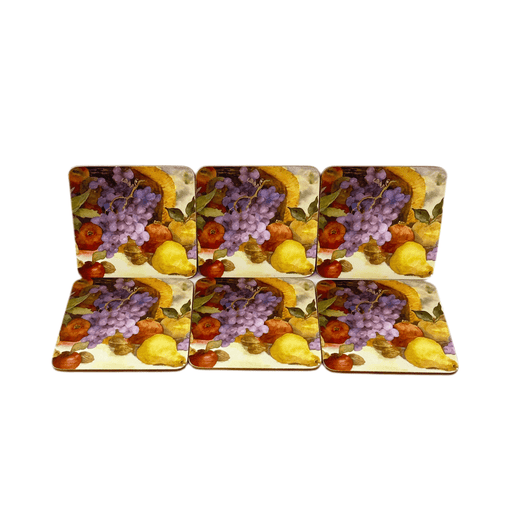 Seagull Studios Seagull Studios Fall Fruit Coasters Set of 6