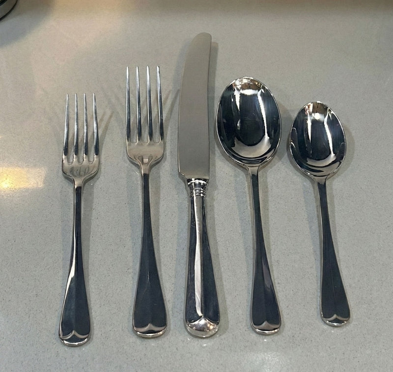 Sheffield Sheffield Silverplate Rattail Flatware - 5 Piece Place Setting
