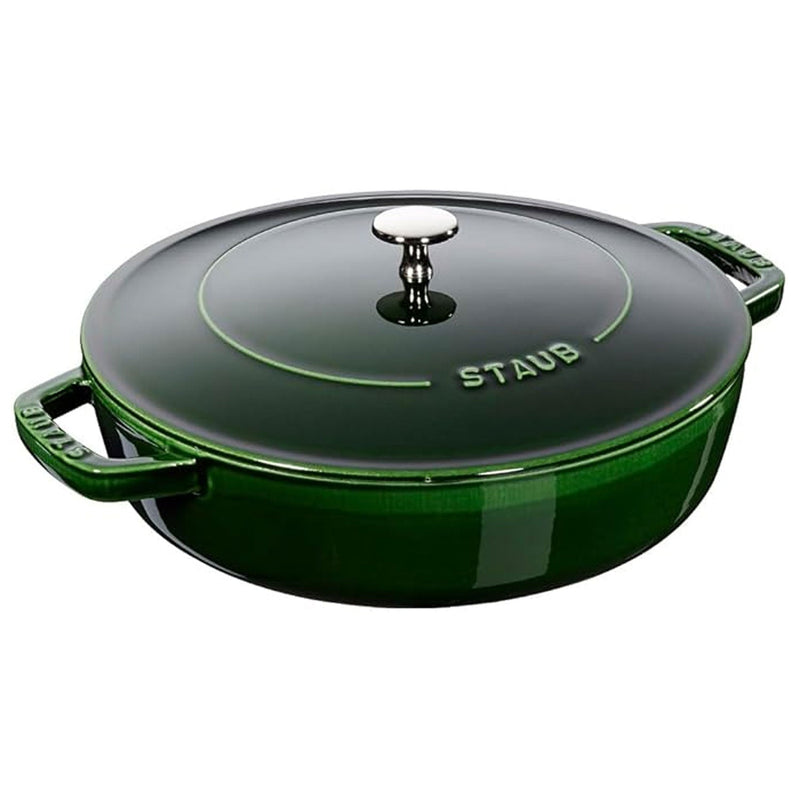 Staub_Staub Cast Iron 2.5L Chistera Braiser - Basil Green_40511-479