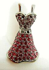 Swarovski Swarovski Crystal Brooch – Red Dress   