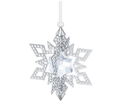 Swarovski SWAROVSKI CHRISTMAS ORNAMENT STAR, SILVER TONE   