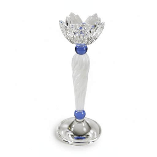 Swarovski SWAROVSKI Crystal CANDLEHOLDER BLUE FLOWER
