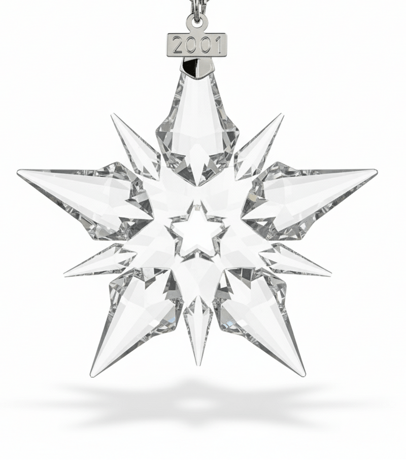 Swarovski_Swarovski Crystal Christmas Snowflake Star Annual Ornament 2001_267941