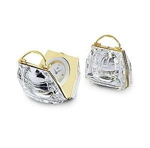Swarovski SWAROVSKI Crystal SECRETS - HANDBAG CLOCK GOLD   