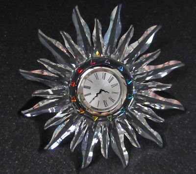 Swarovski SWAROVSKI Crystal Solaris Table Clock   