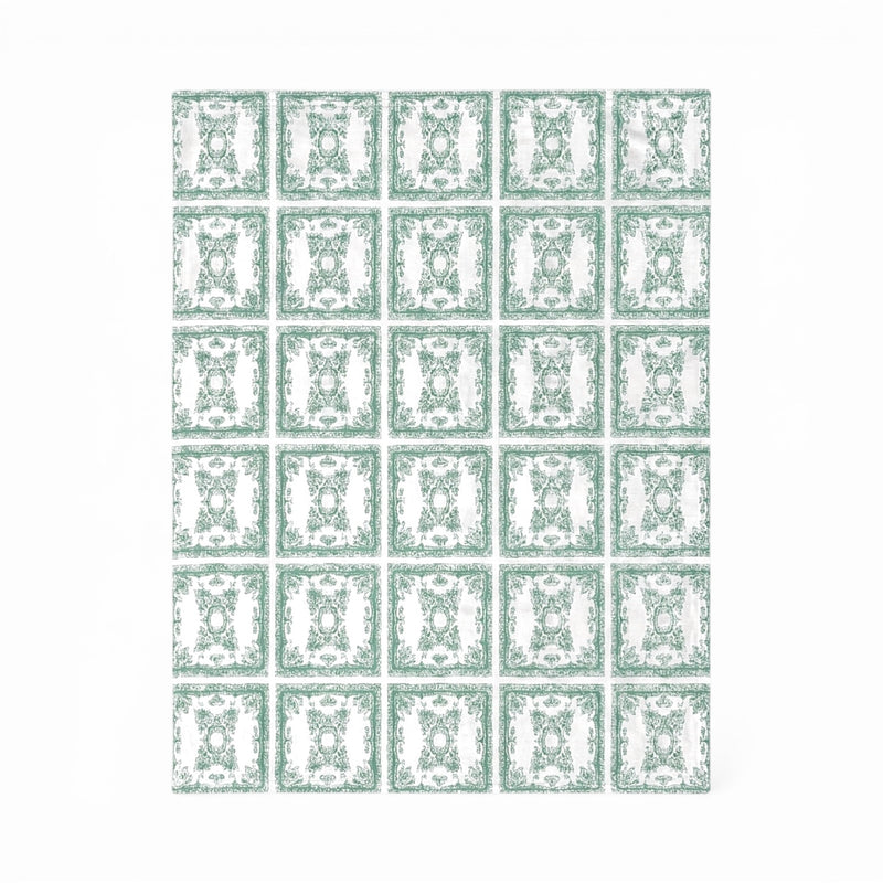 Lemontree Lemon Tree Stone Washed Cotton Reversible Throw Blanket - Green