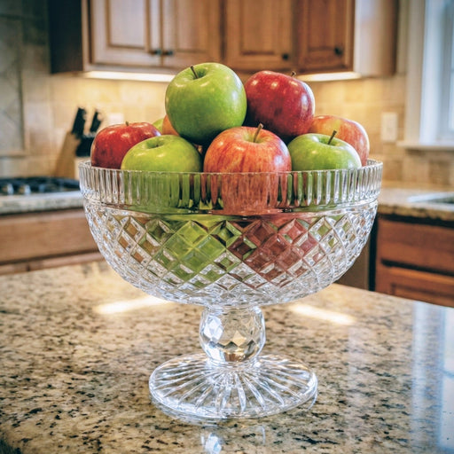 Tyrone Crystal_Tyrone Large Cut Irish Crystal Fruit Bowl_