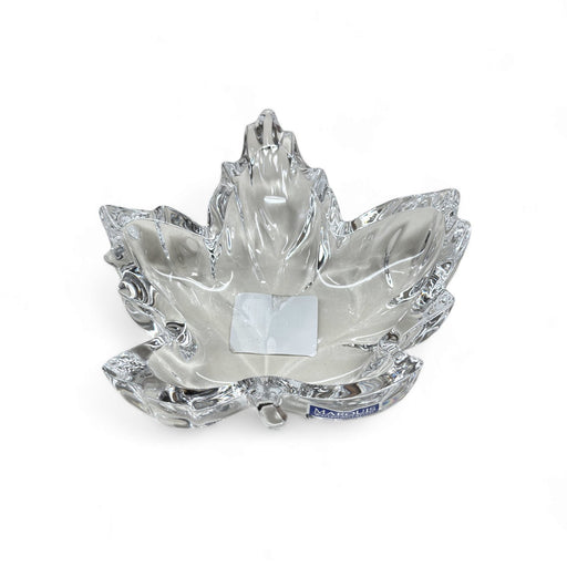 Marquis By Waterford Maple Leaf Trinket Dish dish Waterford   