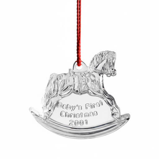 Waterford Waterford Crystal Baby's First Christmas 2001 Ornament