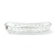 Waterford Waterford Crystal, Fan & Cross Hatch Cuts: Oval Celery Dish   