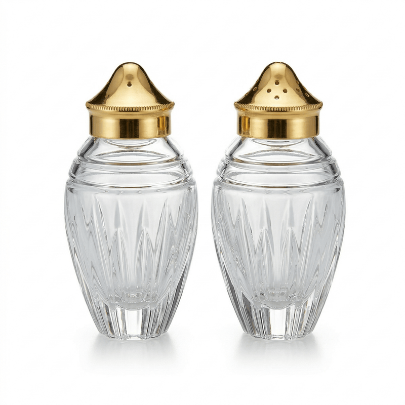 Waterford Waterford Crystal Hanover Gold Salt & Pepper Shaker Set