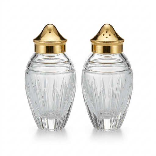 Waterford Waterford Crystal Hanover Gold Salt & Pepper Shaker Set