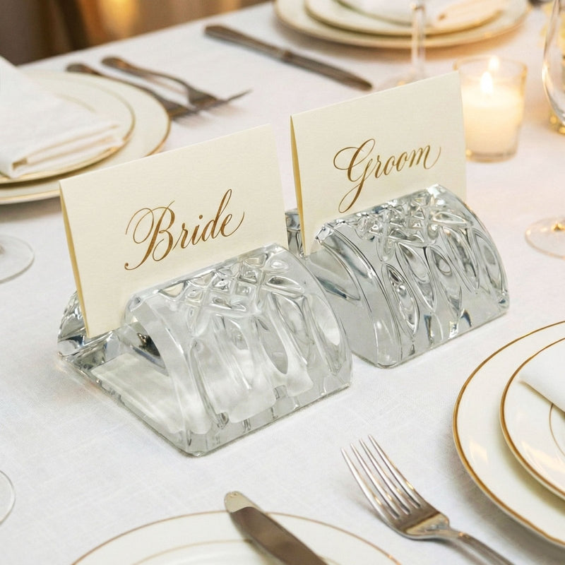 Waterford Waterford Crystal Lismore Place Card Holder - Set of 2