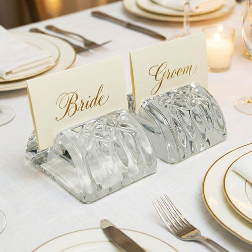 Waterford Waterford Crystal Lismore Place Card Holder - Set of 2