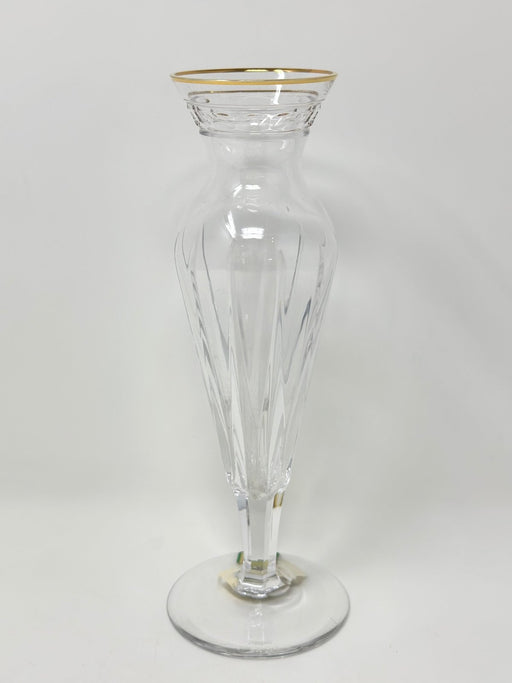 Waterford Crystal Marquis Hanover Gold Bud Vase Glass Waterford   