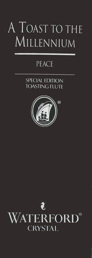 Waterford Waterford Crystal Millennium Edition Peace Toasting Flute