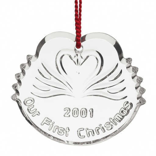 Waterford Waterford Crystal Our First Christmas 2001 Ornament