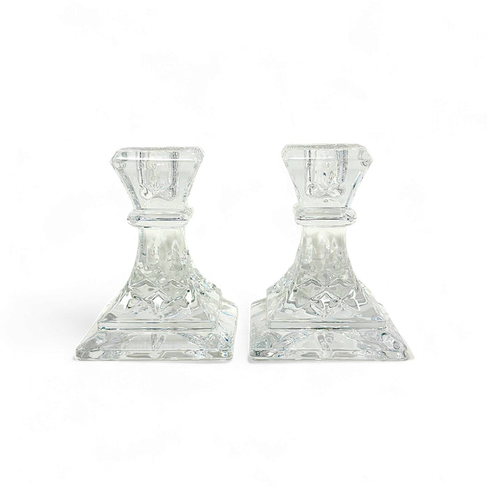 Waterford Giftology Lismore Candle Stick Pair Glass Waterford   