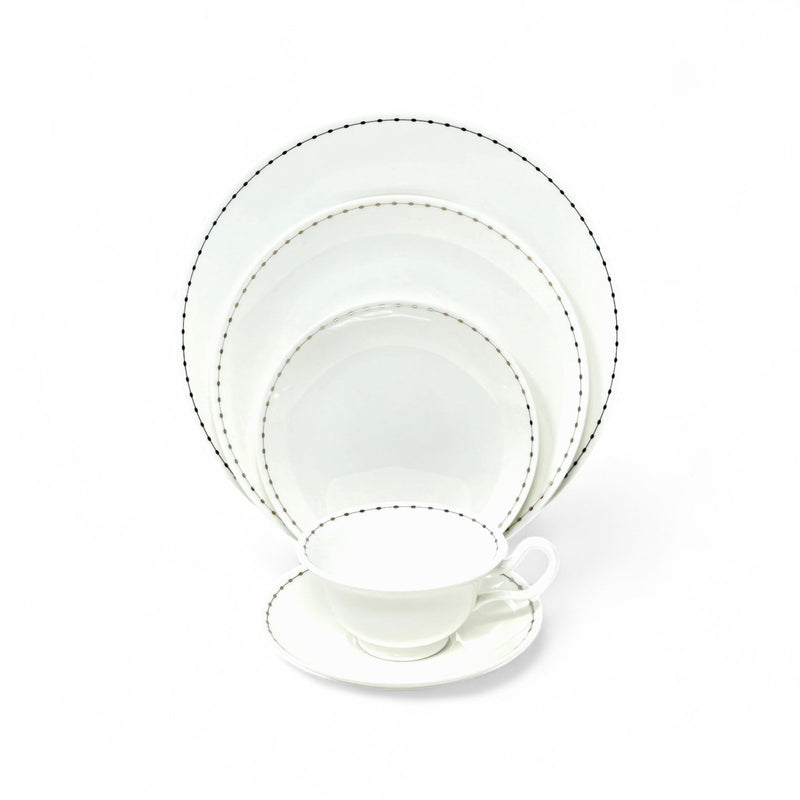 Wedgwood Wedgwood Barbara Barry Pearl Strand - 5 Piece Place Setting