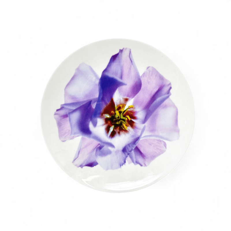 Wedgwood Wedgwood Bloomers Salad Plate Purple Lisianthus