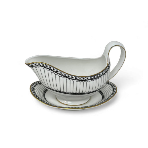 Wedgwood_Wedgwood Colonnade Gravy Boat with Stand_RR4340
