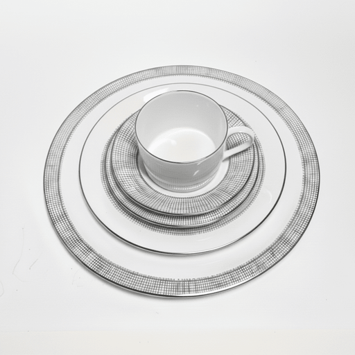 Wedgwood Wedgwood Vera Wang Gilded Weave Platinum - 5 Piece Place Setting