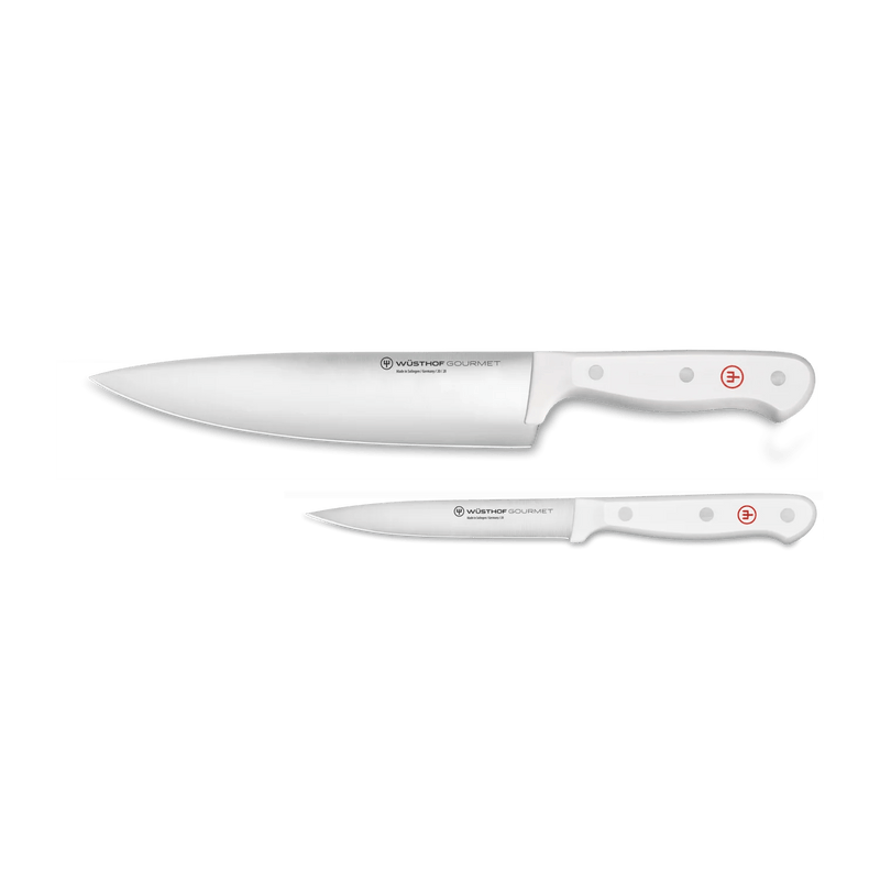 Wusthof Wusthof Gourmet White 2-Piece Chef's Knife Set