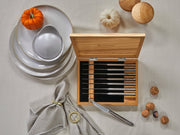 Wusthof Wusthof Stainless Filet Mignon Steak Knife Set In Olivewood Gift Box - 8 Piece