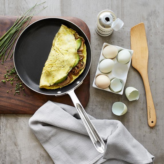 All-Clad All-Clad D3 Stainless Nonstick Omelette Pan with Spatula